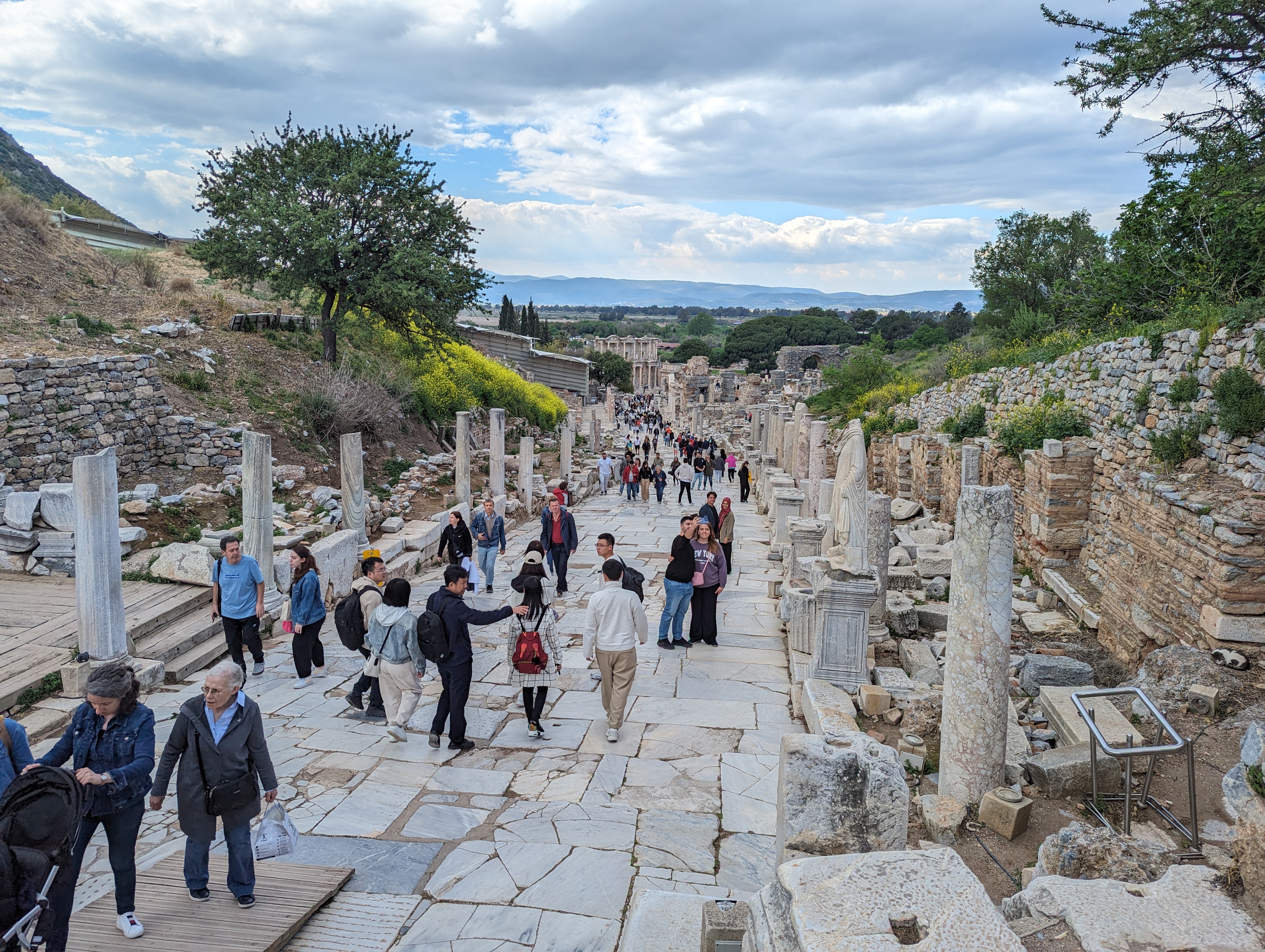 The main street in Ephesus